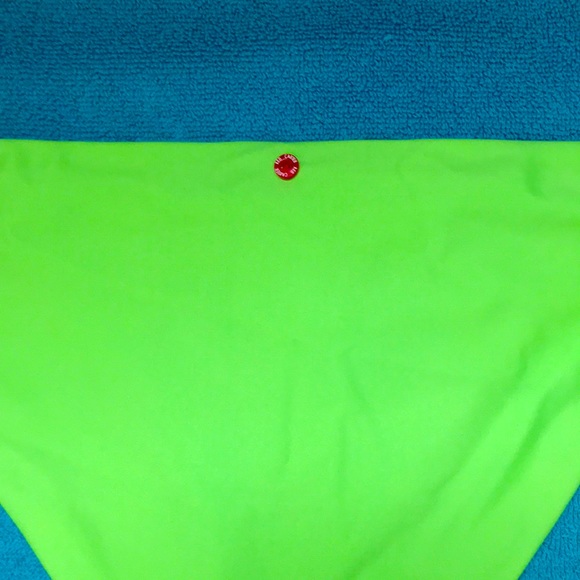 Red Carter Chain Detail Bikini Bottom Sz L NWT - Picture 3 of 5